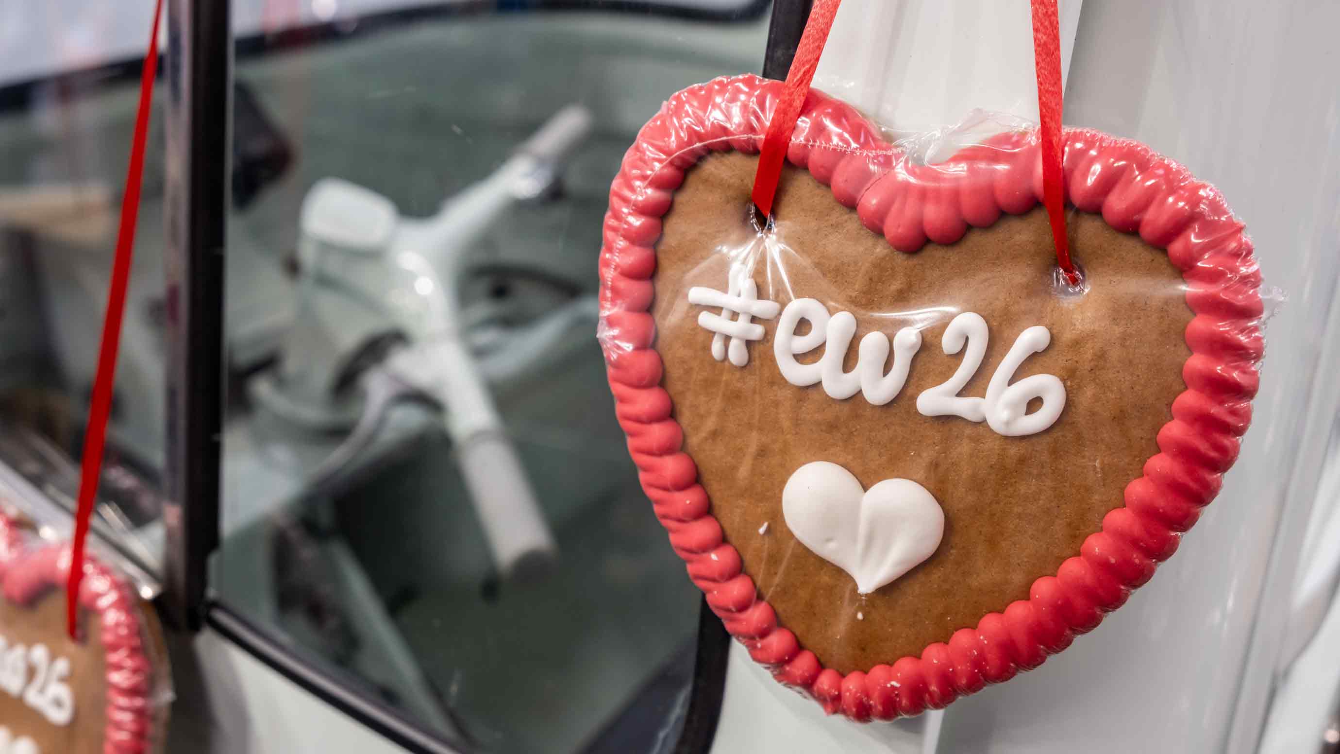 Lebkuchenherz mit der Aufschrift